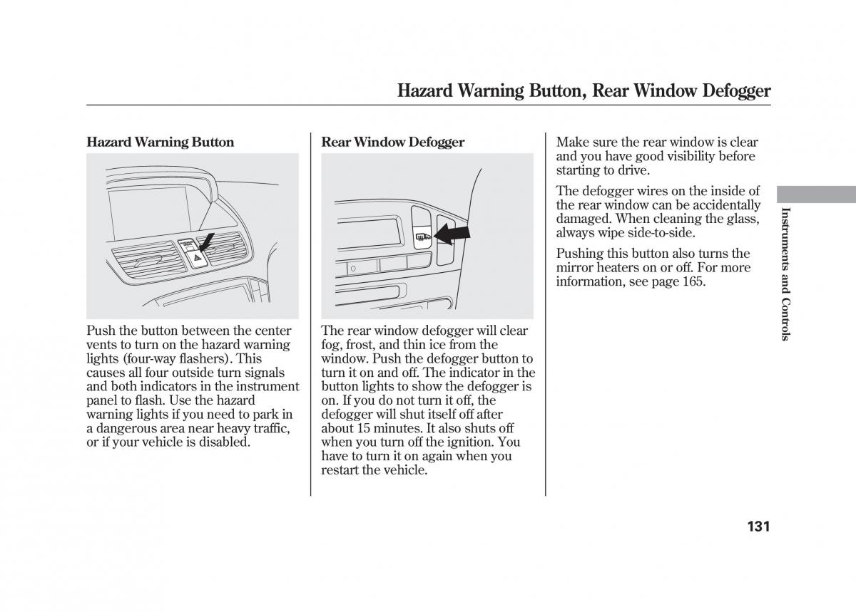 Acura MDX II 2 owners manual / page 138