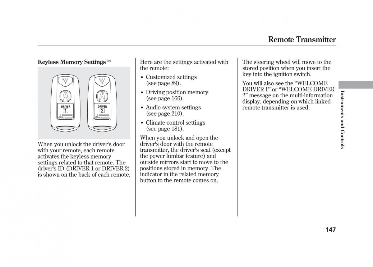 Acura MDX II 2 owners manual / page 154