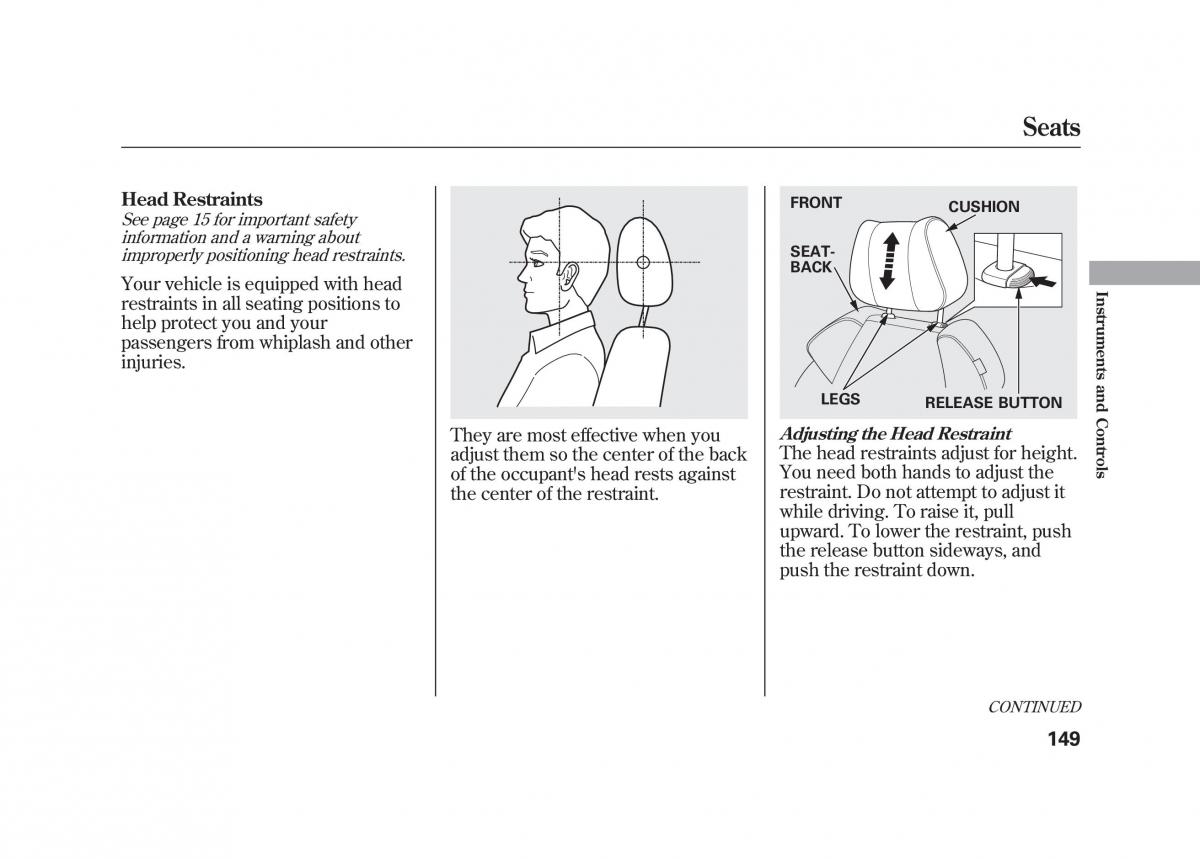 Acura MDX II 2 owners manual / page 156