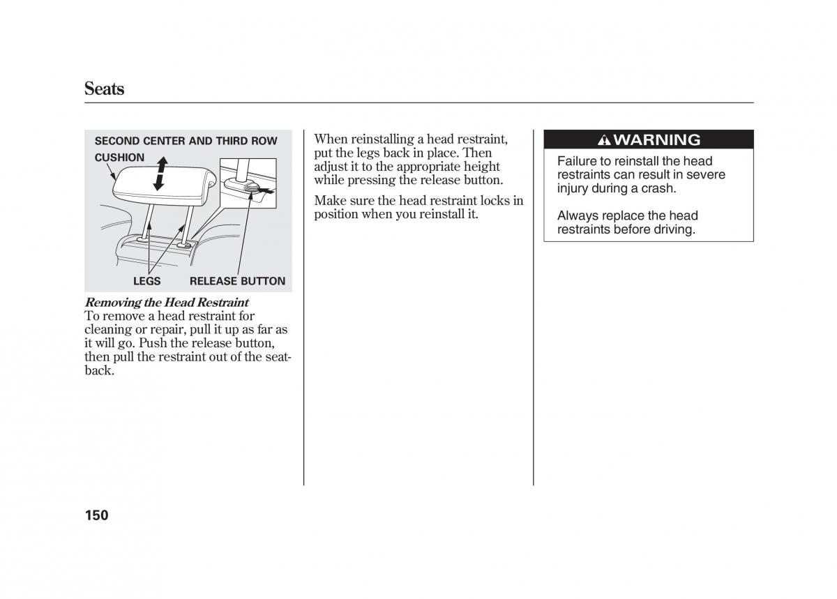 Acura MDX II 2 owners manual / page 157