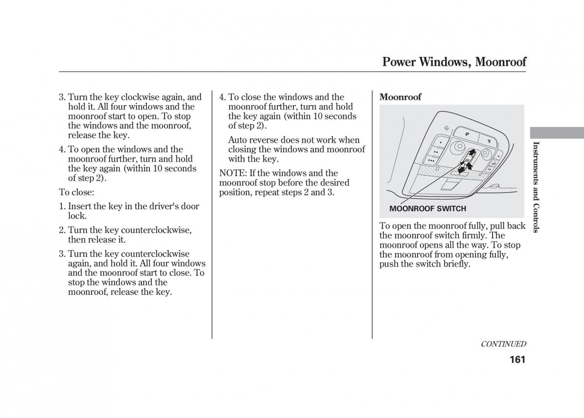 Acura MDX II 2 owners manual / page 168