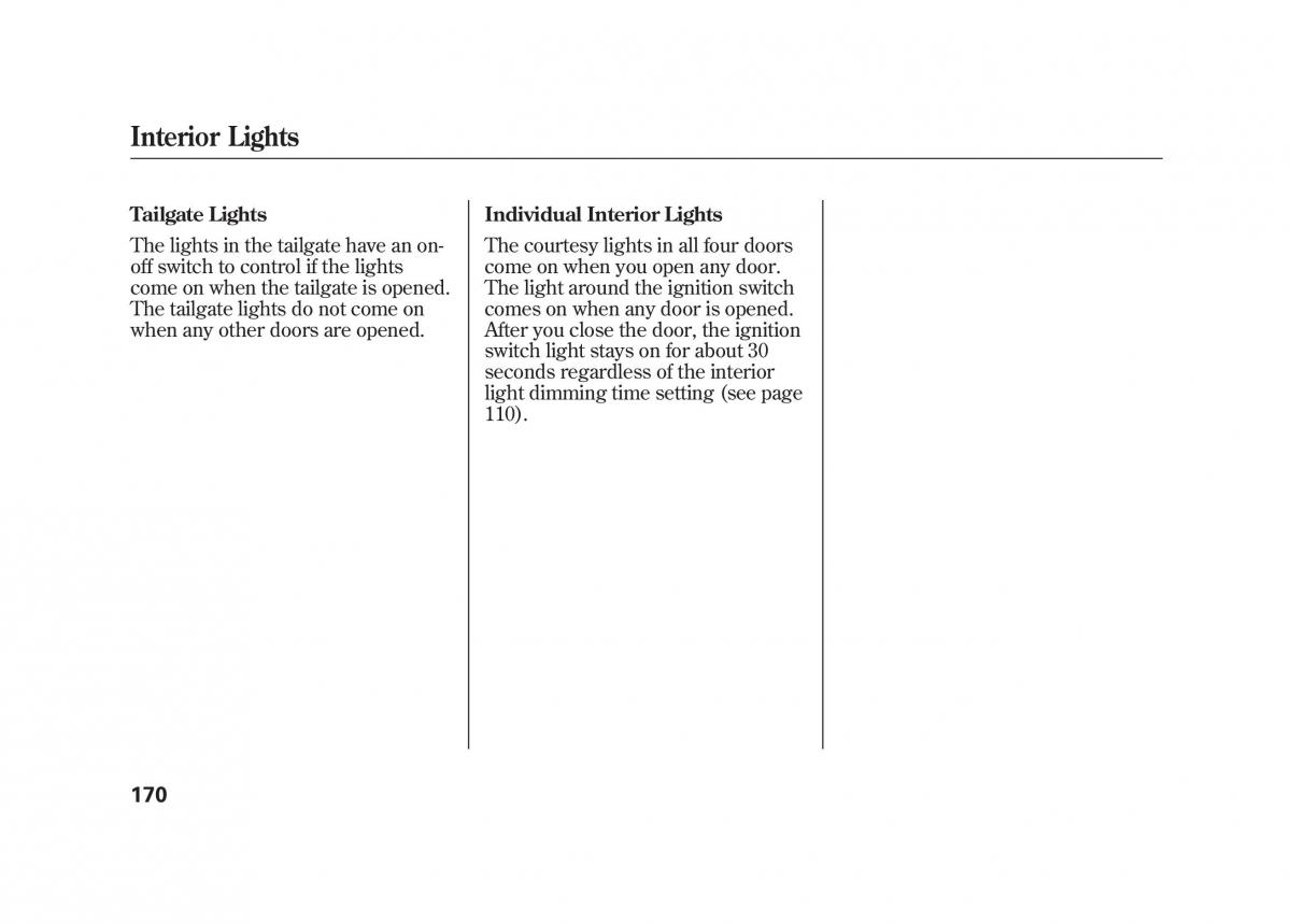 Acura MDX II 2 owners manual / page 177