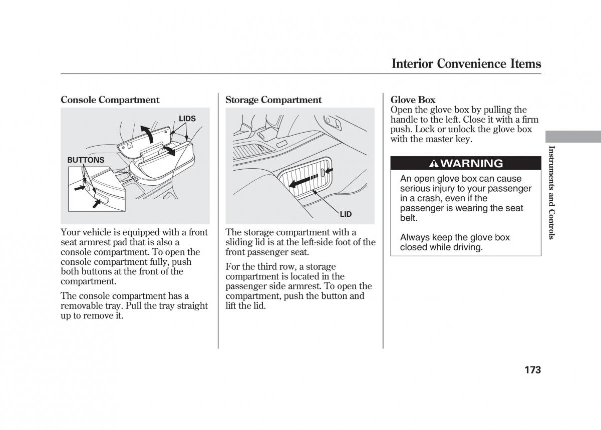 Acura MDX II 2 owners manual / page 180