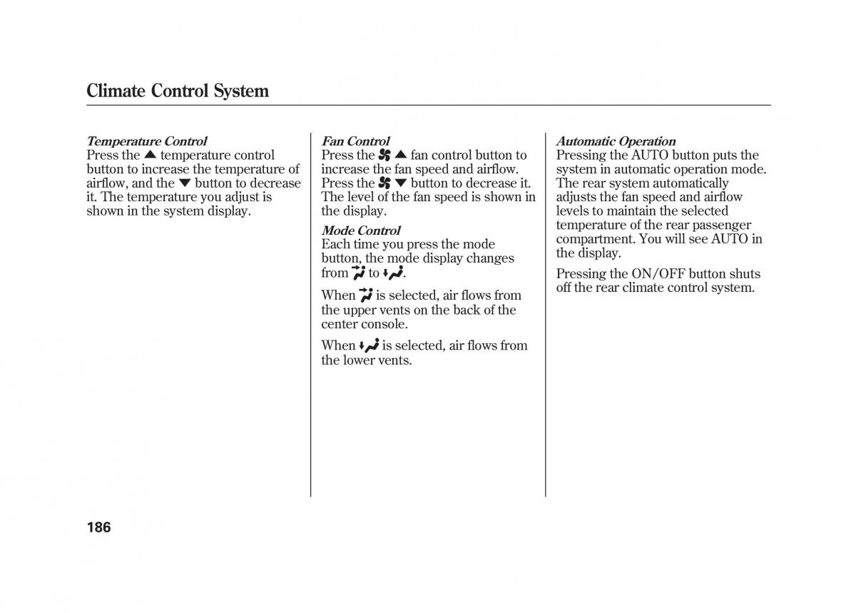 Acura MDX II 2 owners manual / page 193