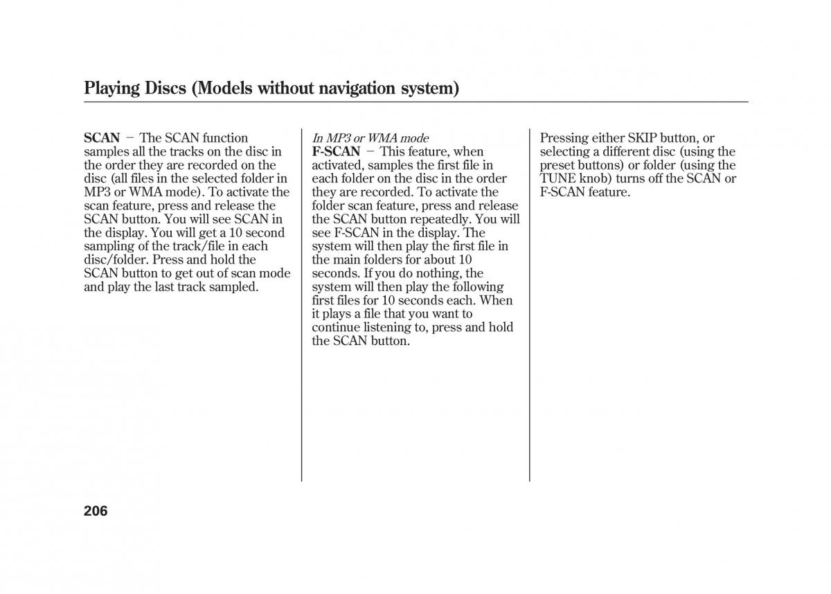 Acura MDX II 2 owners manual / page 213