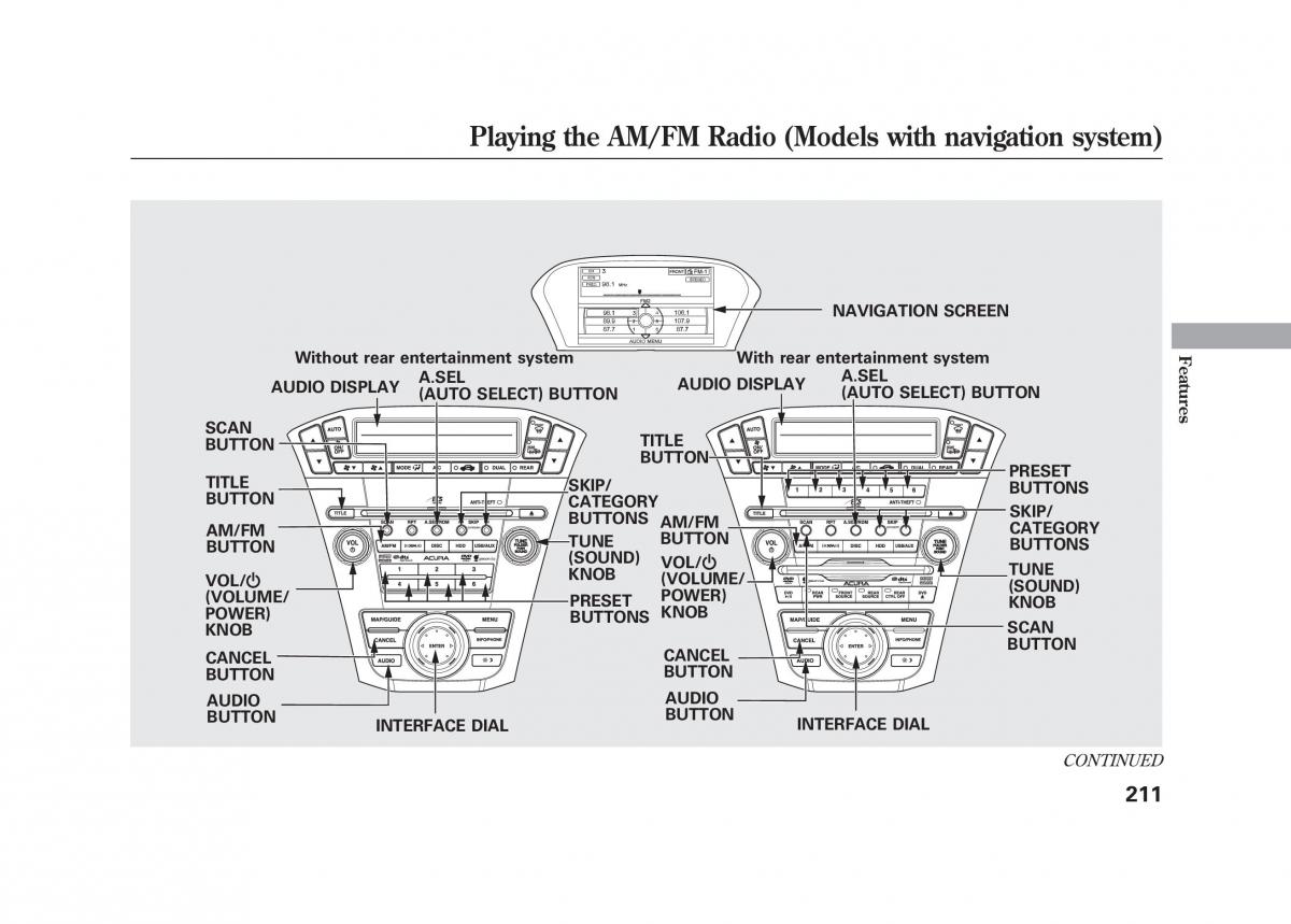 Acura MDX II 2 owners manual / page 218