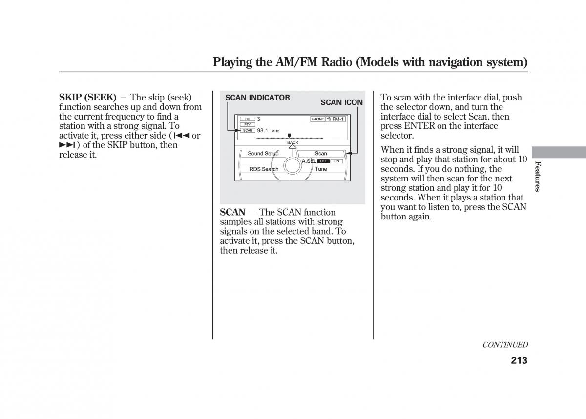 Acura MDX II 2 owners manual / page 220