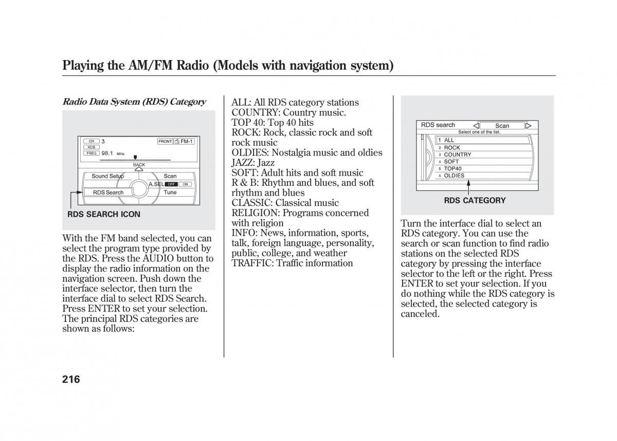 Acura MDX II 2 owners manual / page 223