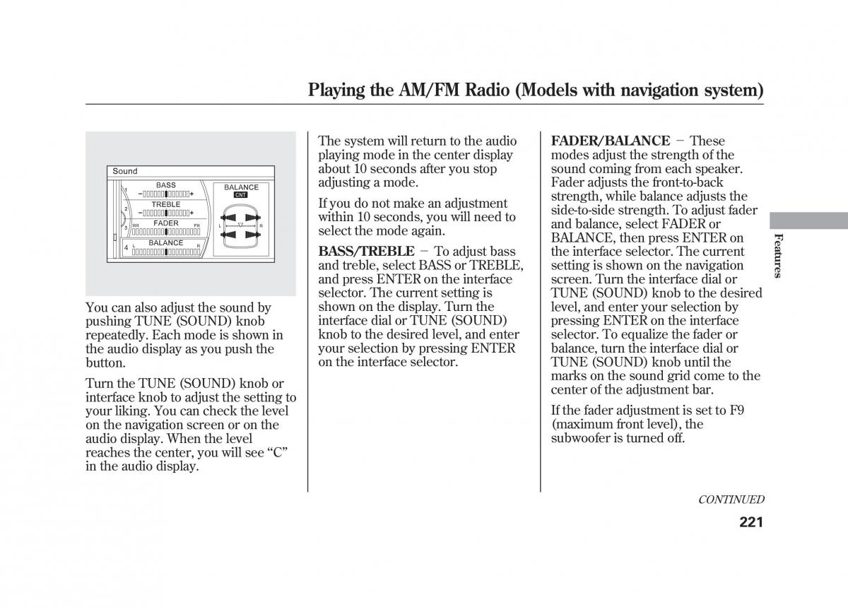 Acura MDX II 2 owners manual / page 228