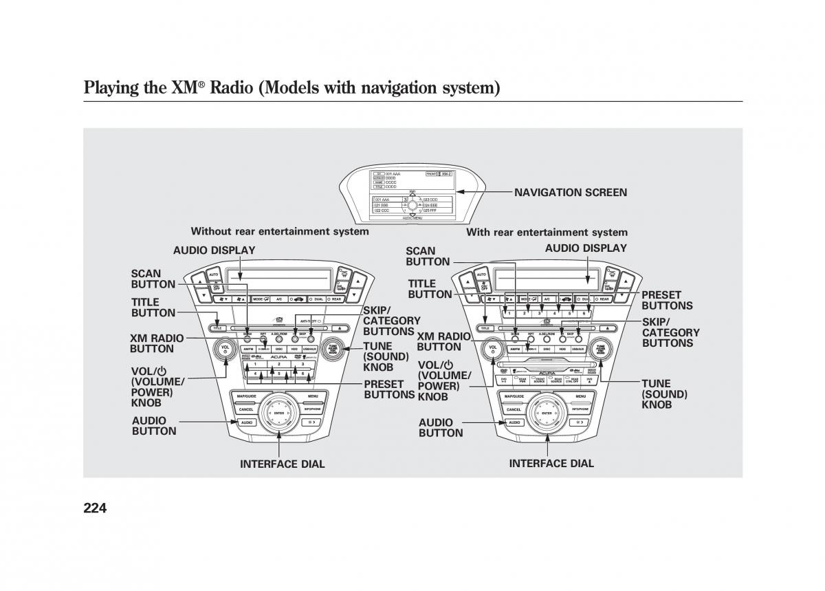 Acura MDX II 2 owners manual / page 231