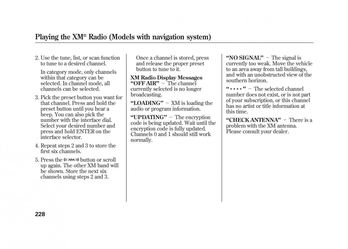 Acura MDX II 2 owners manual / page 235