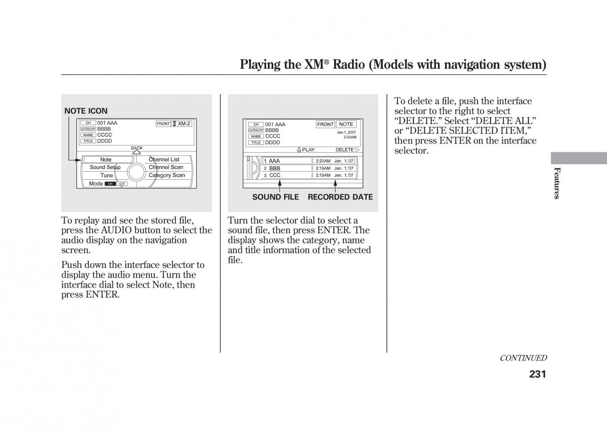 Acura MDX II 2 owners manual / page 238