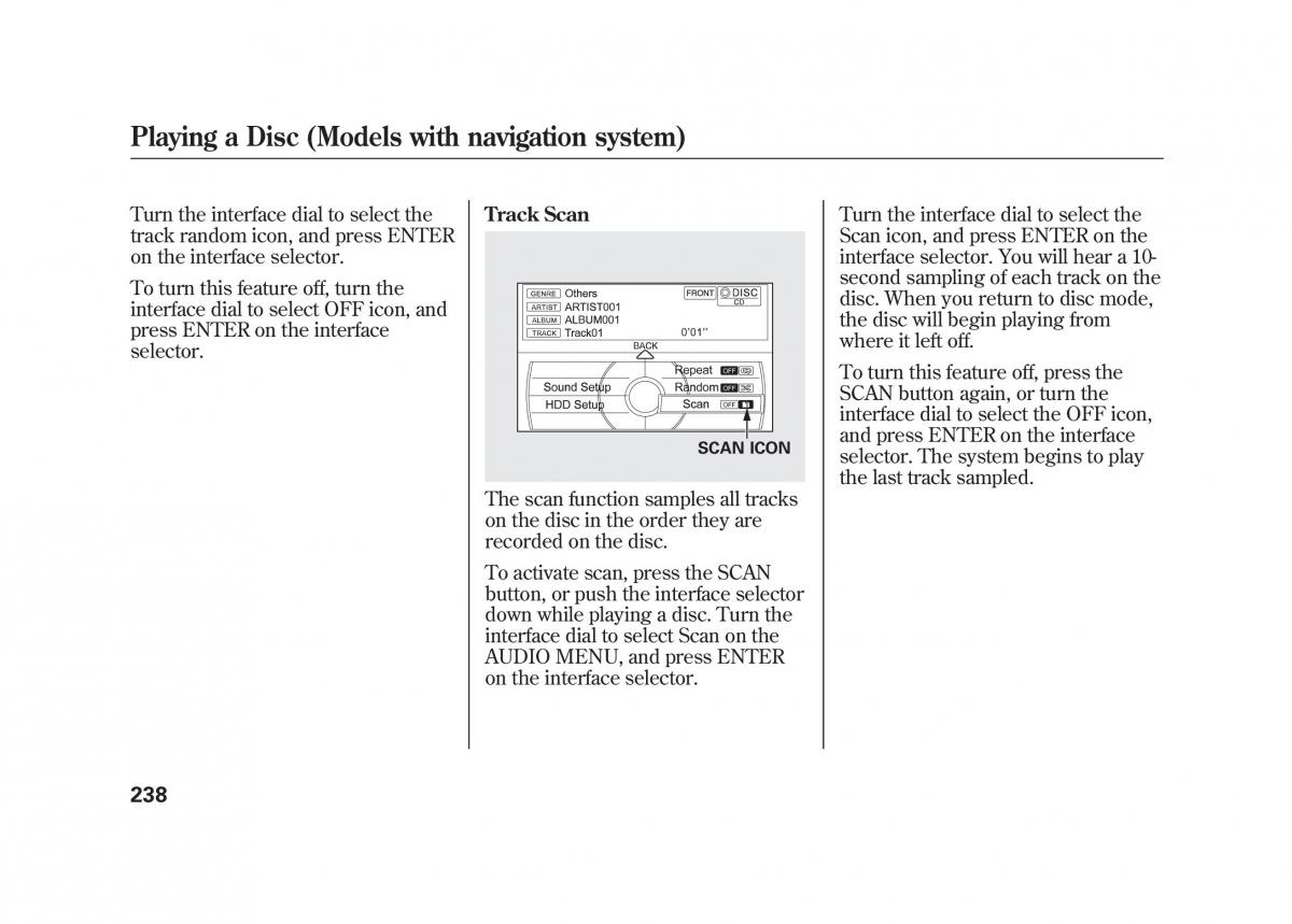 Acura MDX II 2 owners manual / page 245