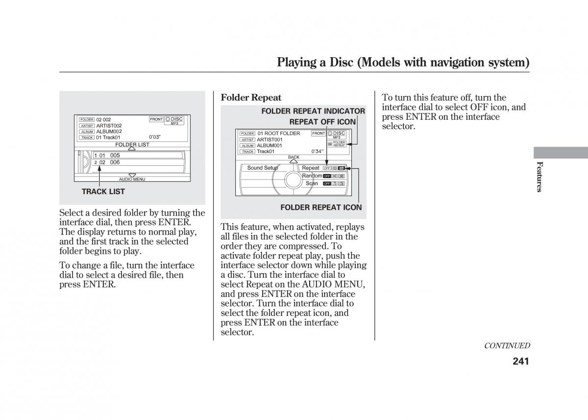 Acura MDX II 2 owners manual / page 248