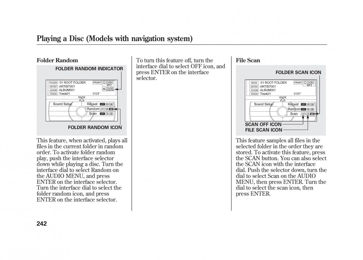 Acura MDX II 2 owners manual / page 249