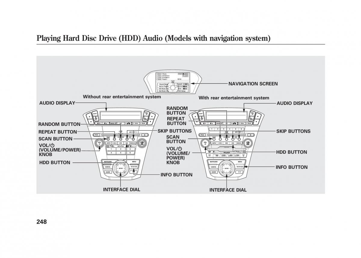 Acura MDX II 2 owners manual / page 255