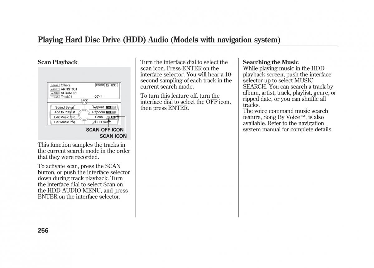 Acura MDX II 2 owners manual / page 263