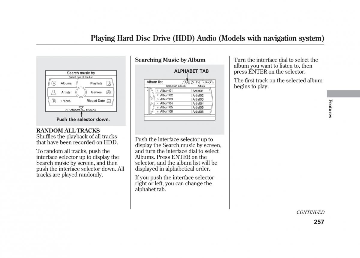 Acura MDX II 2 owners manual / page 264