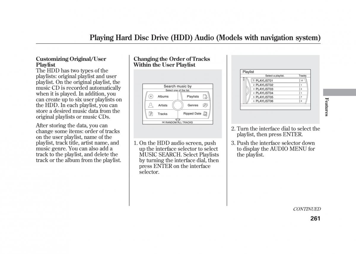 Acura MDX II 2 owners manual / page 268