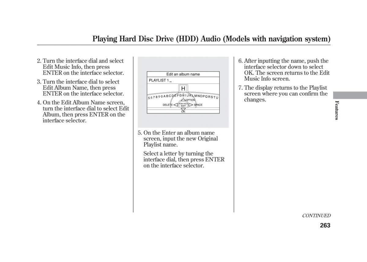 Acura MDX II 2 owners manual / page 270