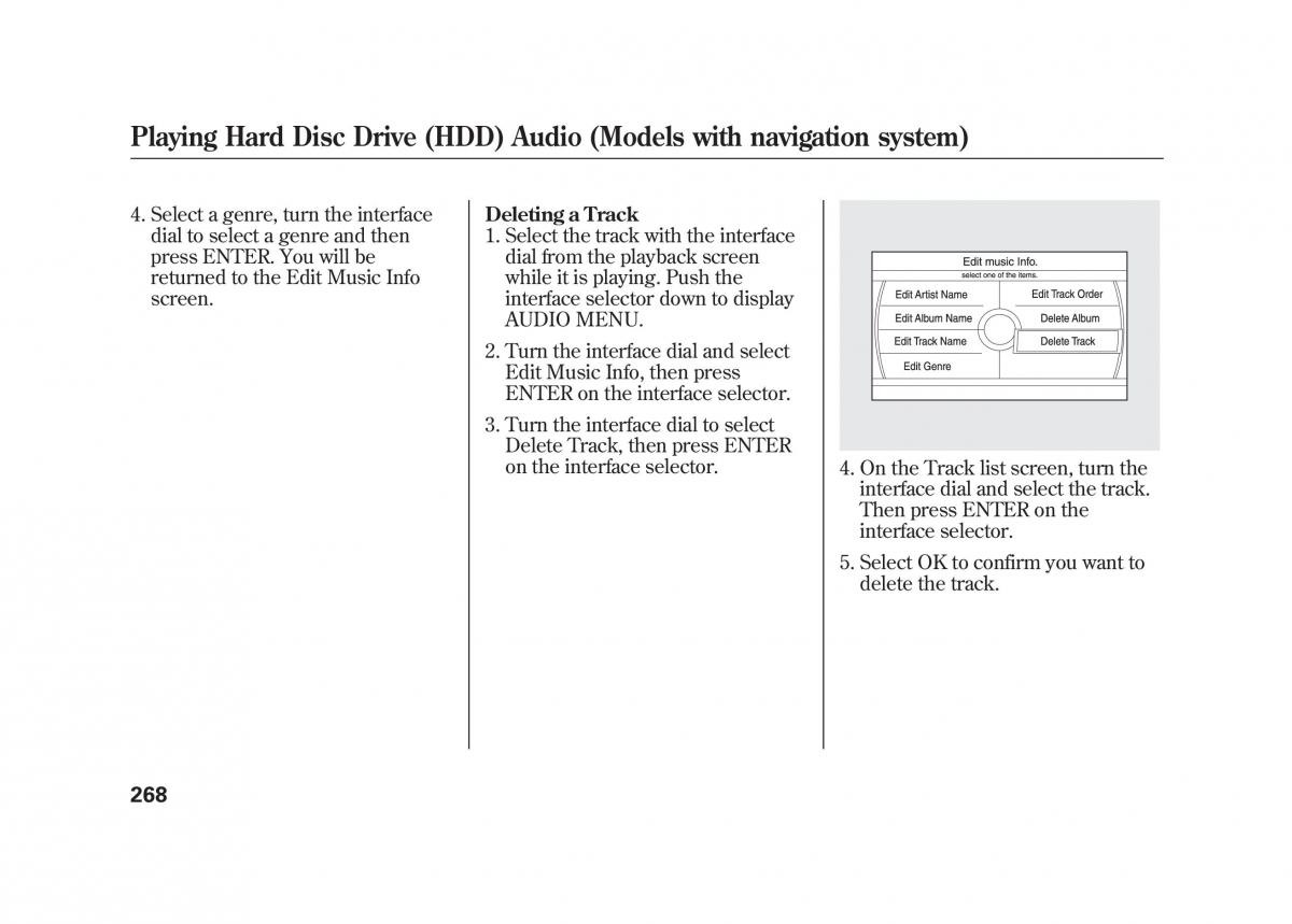 Acura MDX II 2 owners manual / page 275