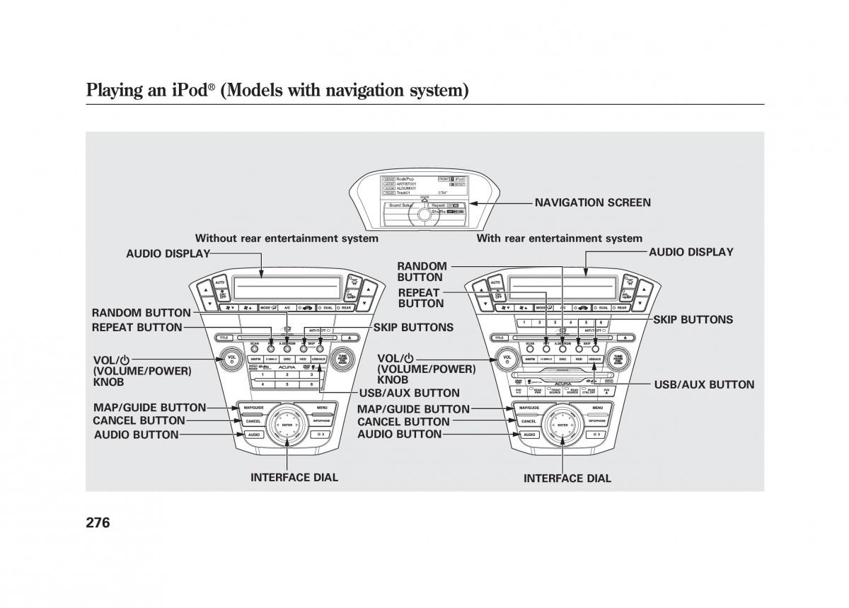 Acura MDX II 2 owners manual / page 283