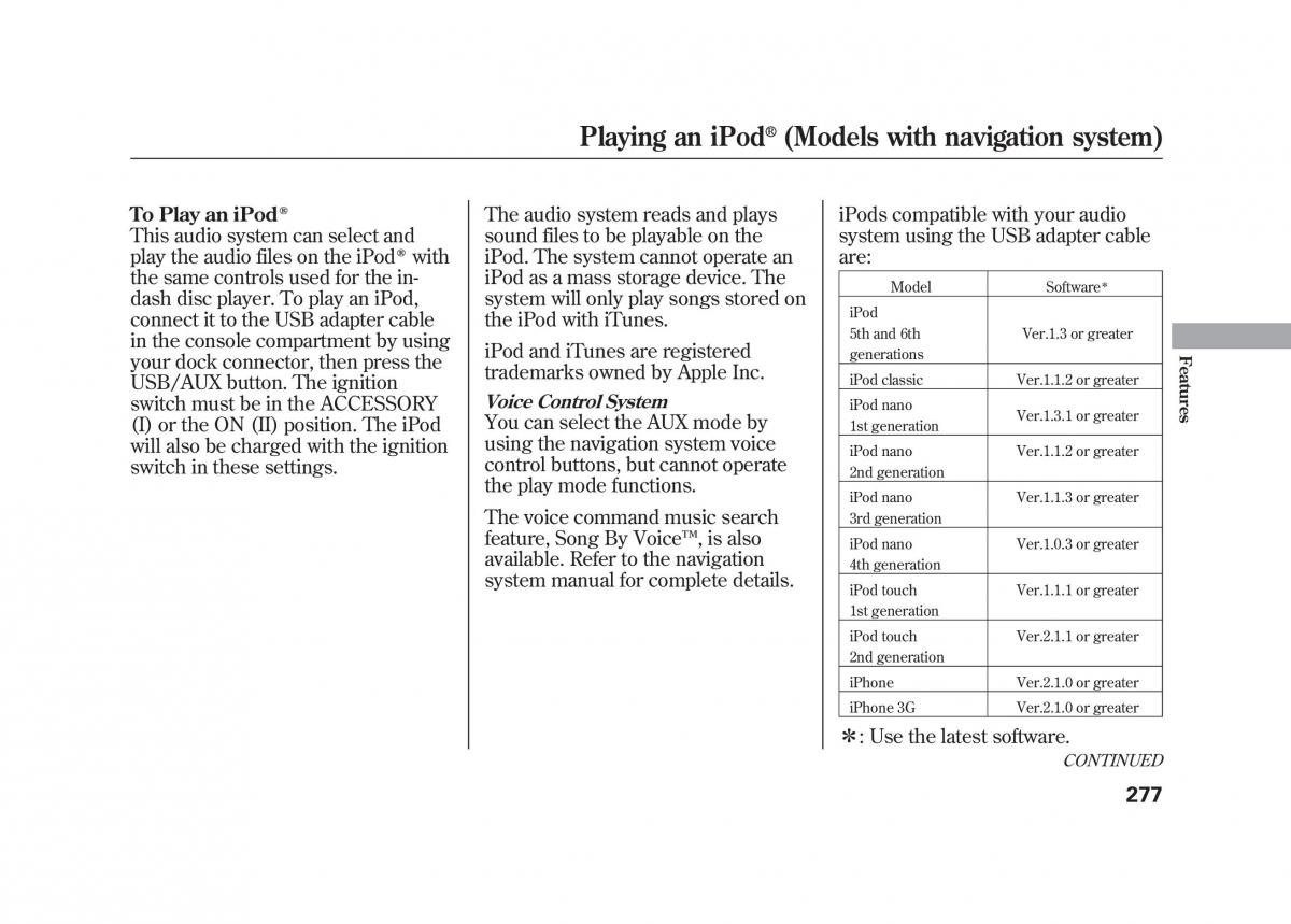 Acura MDX II 2 owners manual / page 284