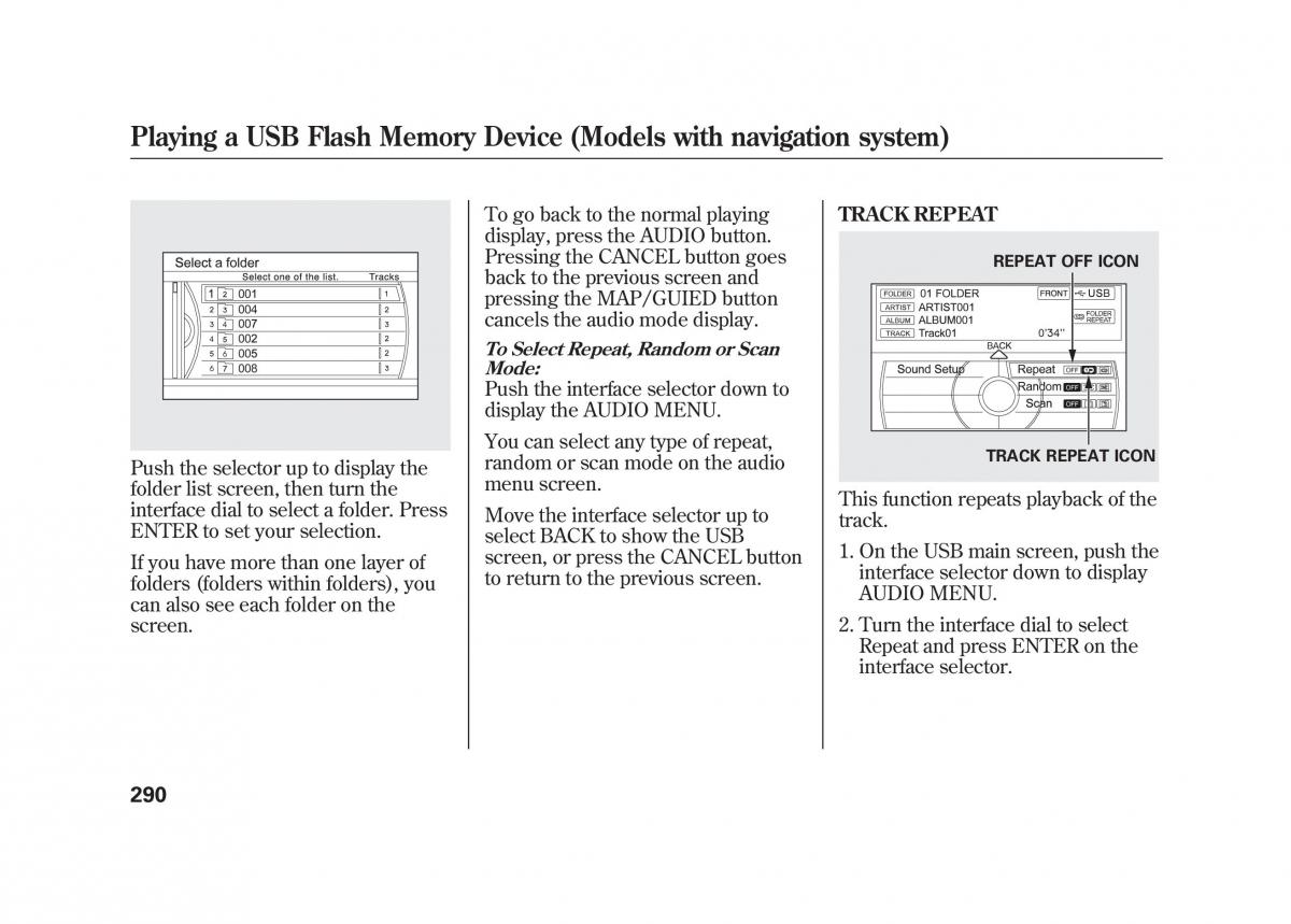 Acura MDX II 2 owners manual / page 297