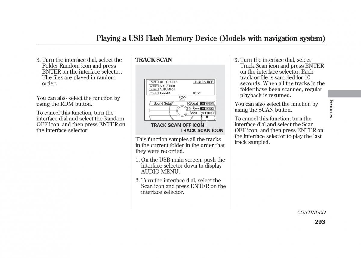 Acura MDX II 2 owners manual / page 300