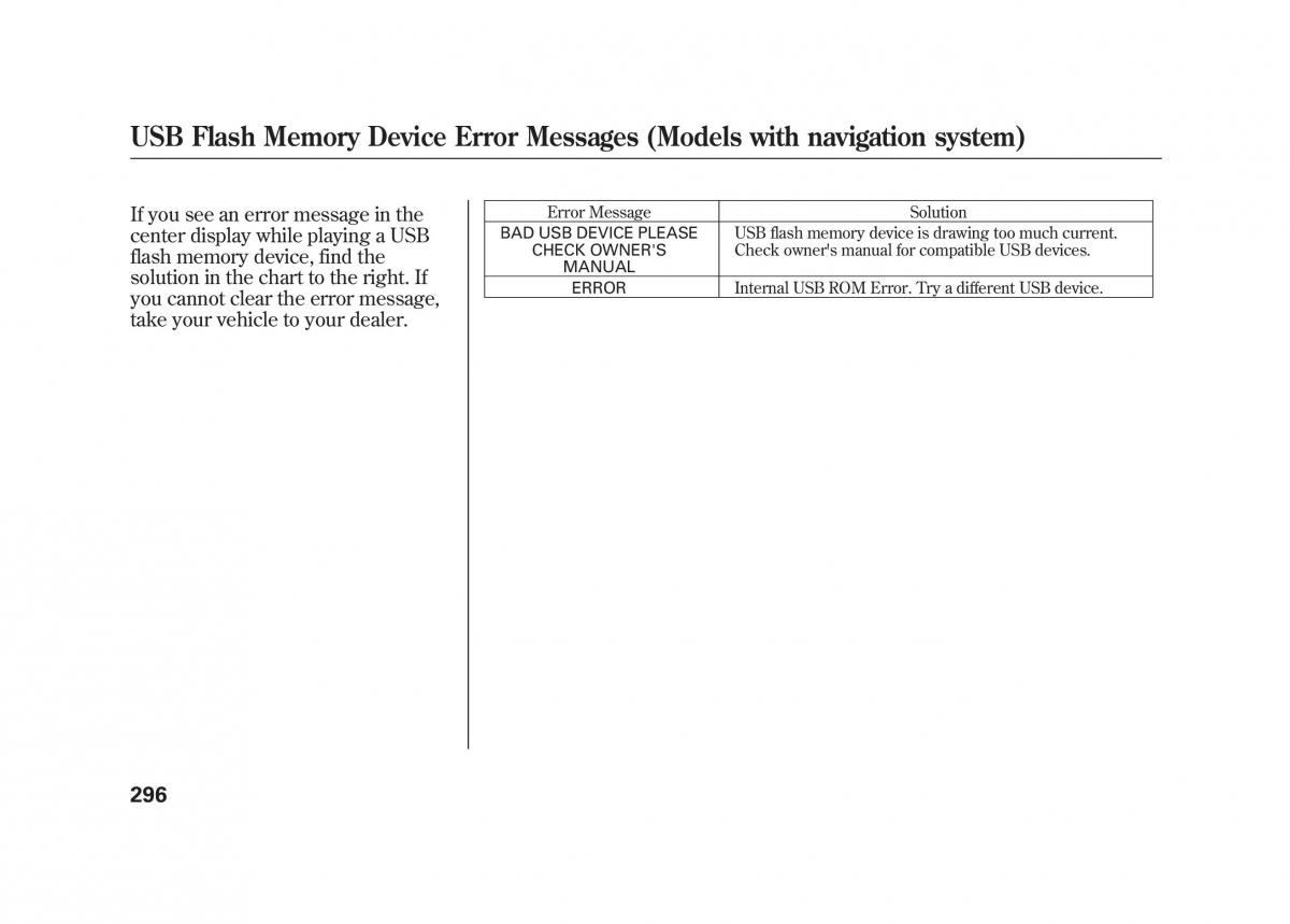 Acura MDX II 2 owners manual / page 303