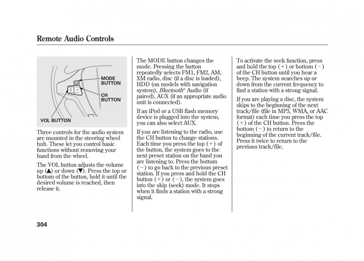 Acura MDX II 2 owners manual / page 311