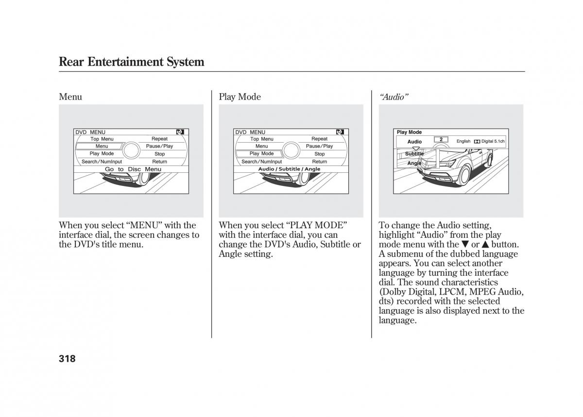 Acura MDX II 2 owners manual / page 325