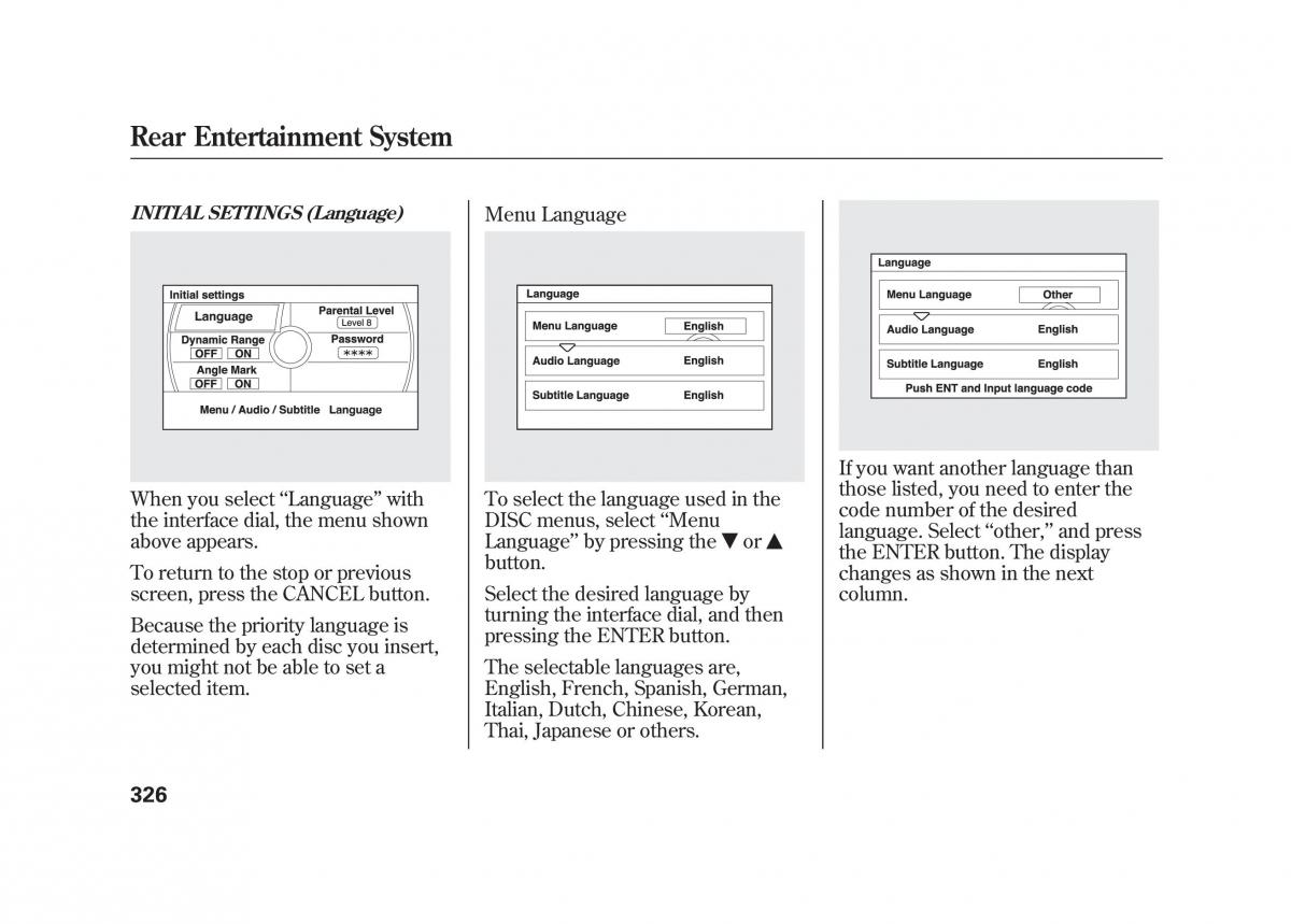 Acura MDX II 2 owners manual / page 333