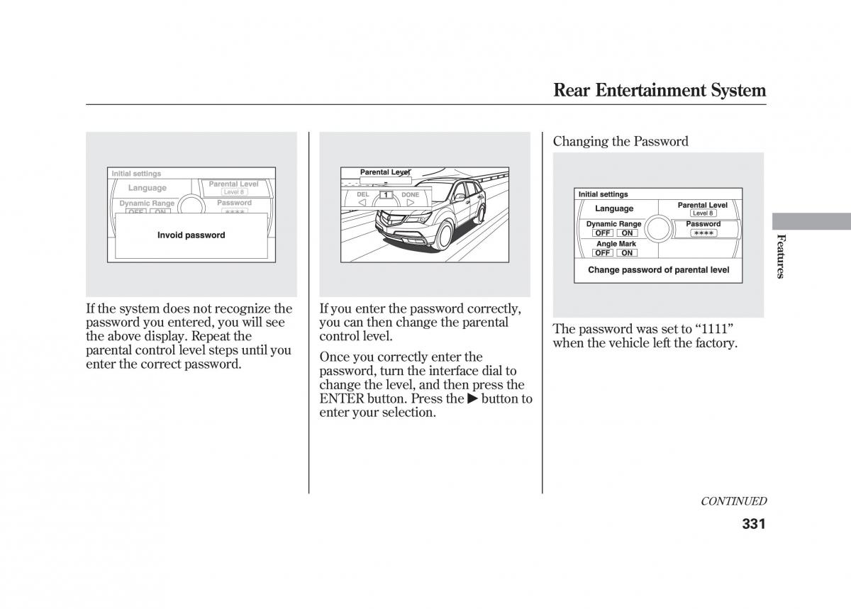 Acura MDX II 2 owners manual / page 338