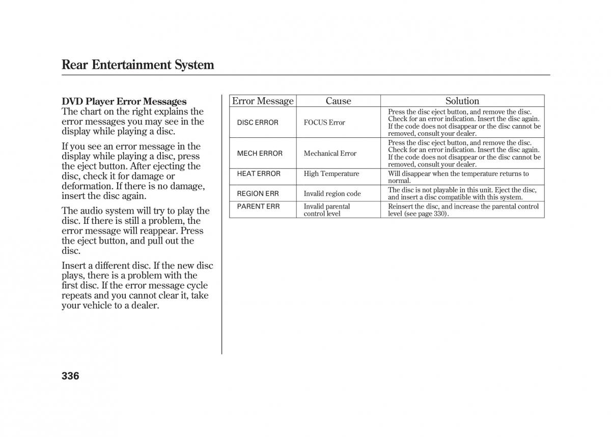 Acura MDX II 2 owners manual / page 343