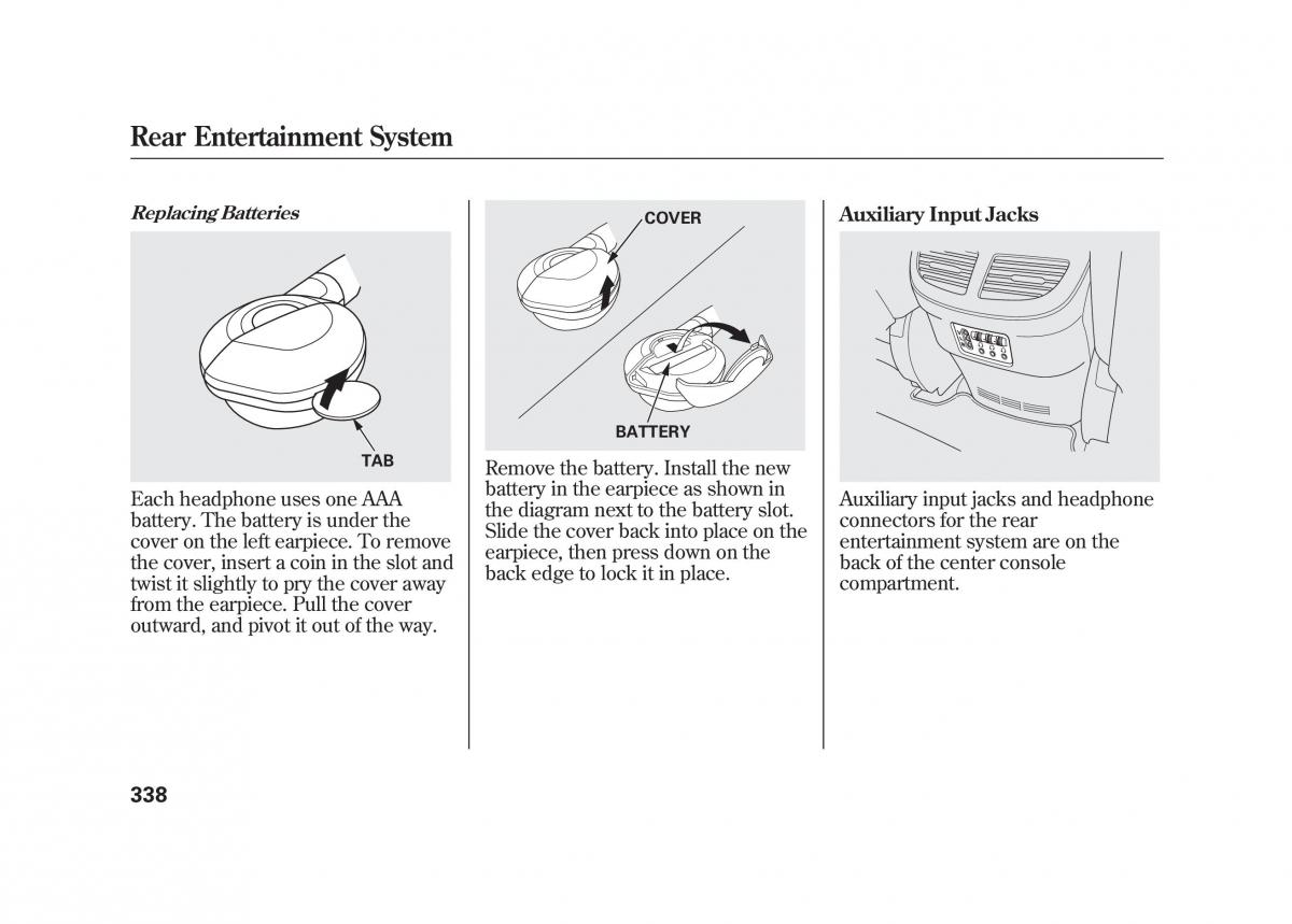 Acura MDX II 2 owners manual / page 345