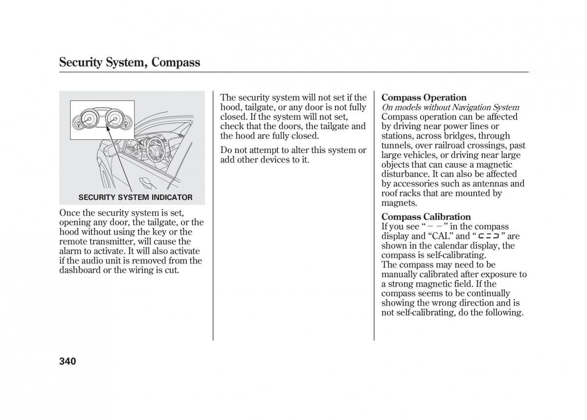 Acura MDX II 2 owners manual / page 347