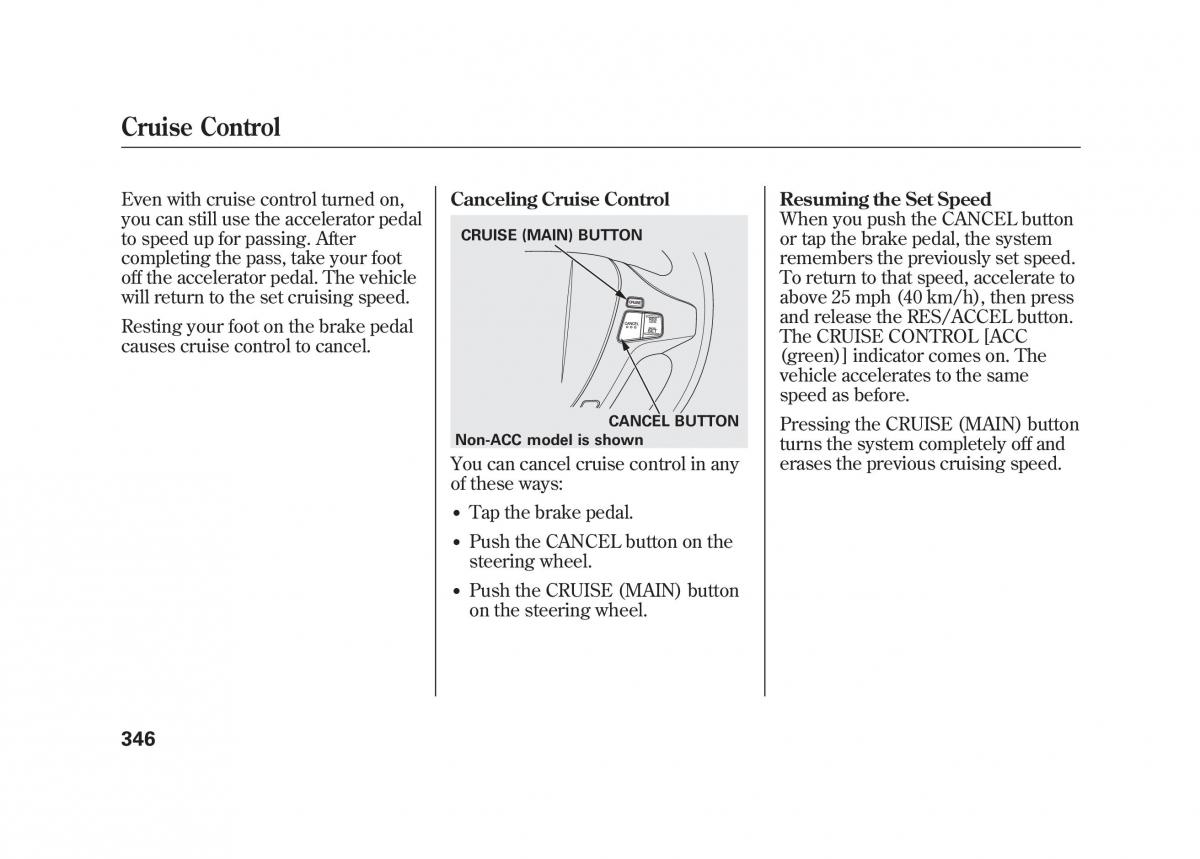 Acura MDX II 2 owners manual / page 353