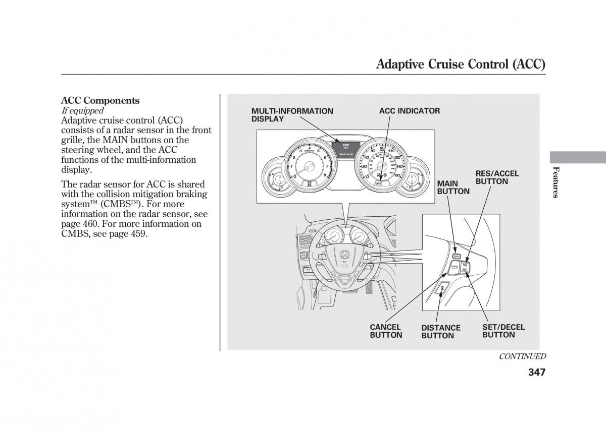 Acura MDX II 2 owners manual / page 354