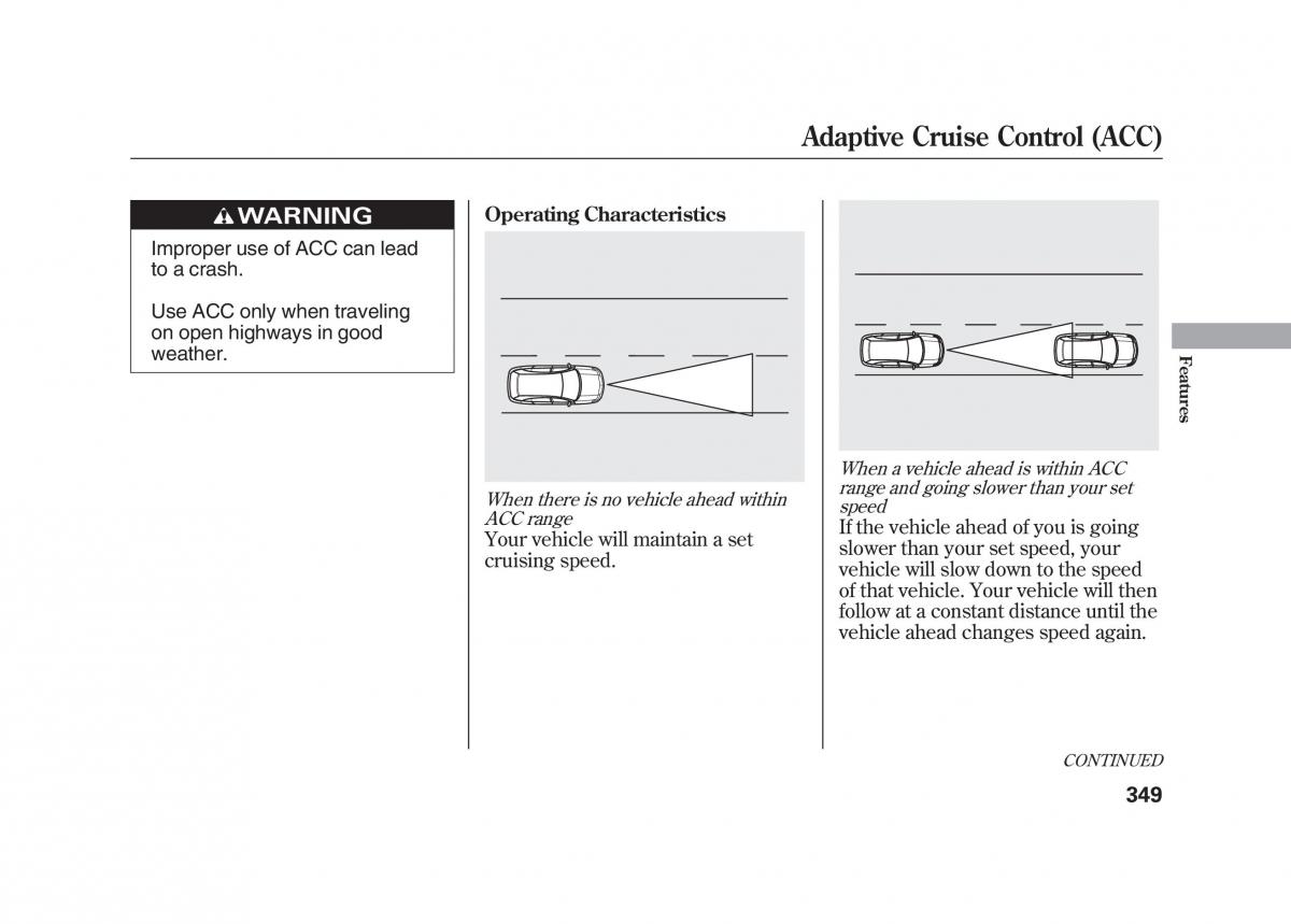 Acura MDX II 2 owners manual / page 356