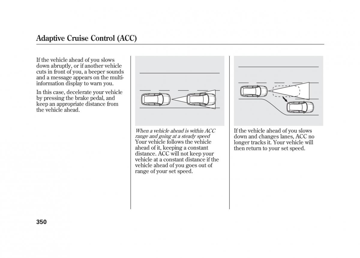 Acura MDX II 2 owners manual / page 357