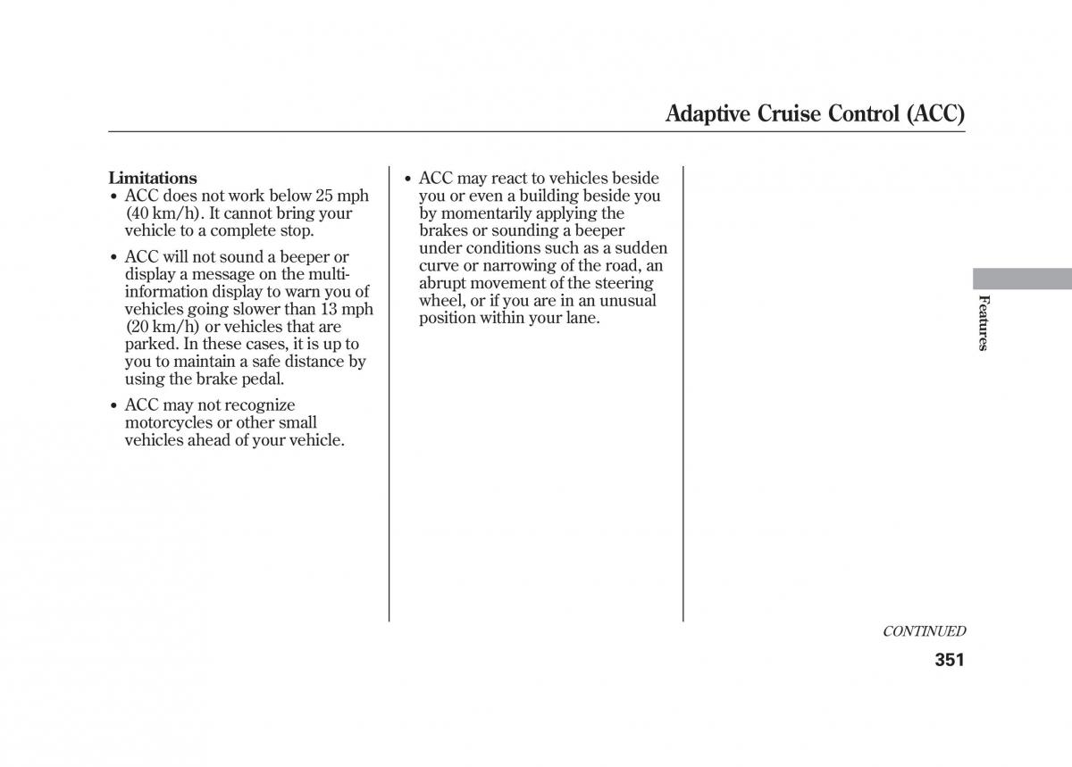 Acura MDX II 2 owners manual / page 358