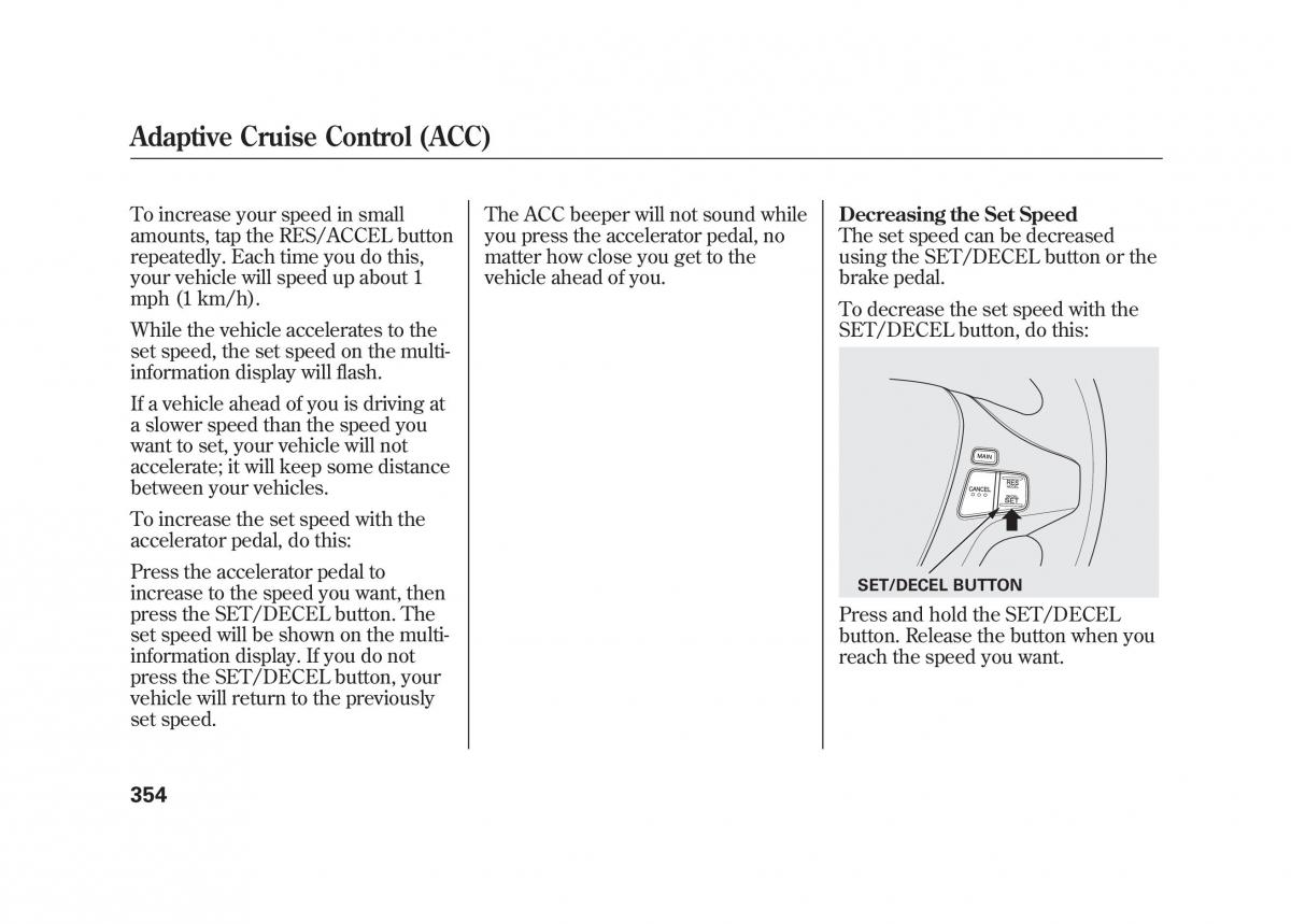 Acura MDX II 2 owners manual / page 361