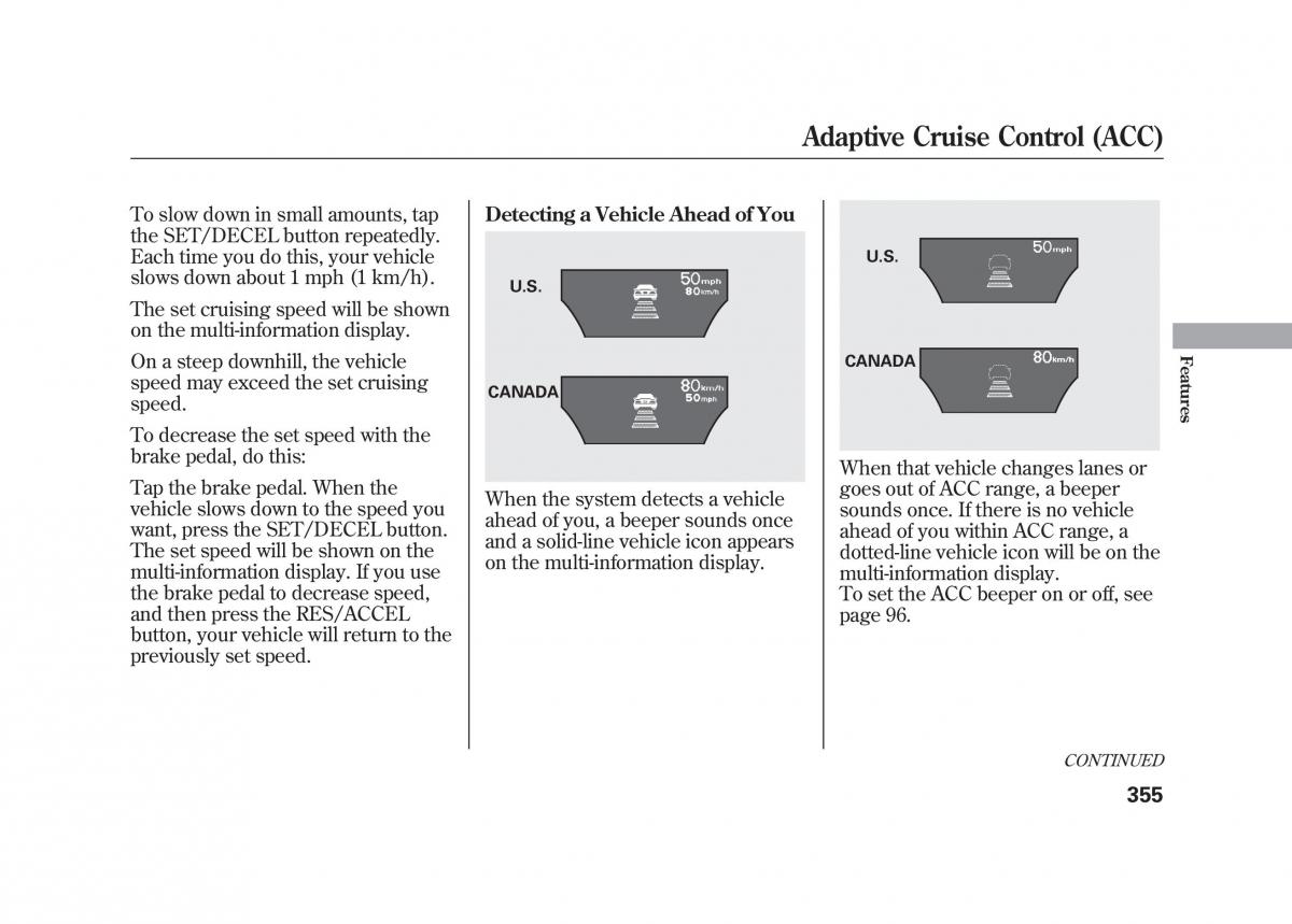 Acura MDX II 2 owners manual / page 362