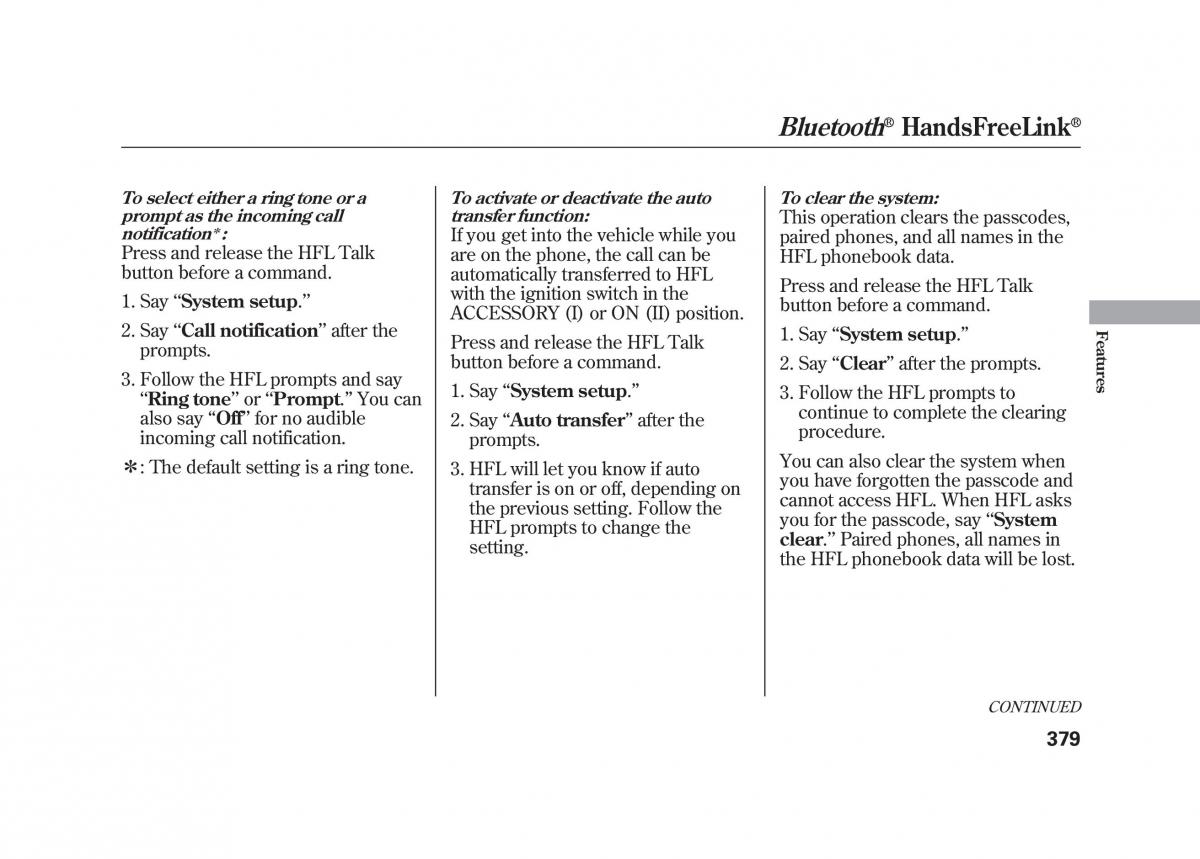 Acura MDX II 2 owners manual / page 386