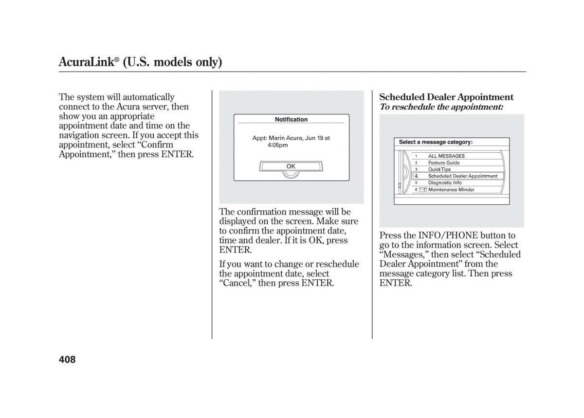 Acura MDX II 2 owners manual / page 415