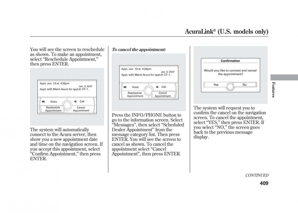 Acura MDX II 2 owners manual / page 416