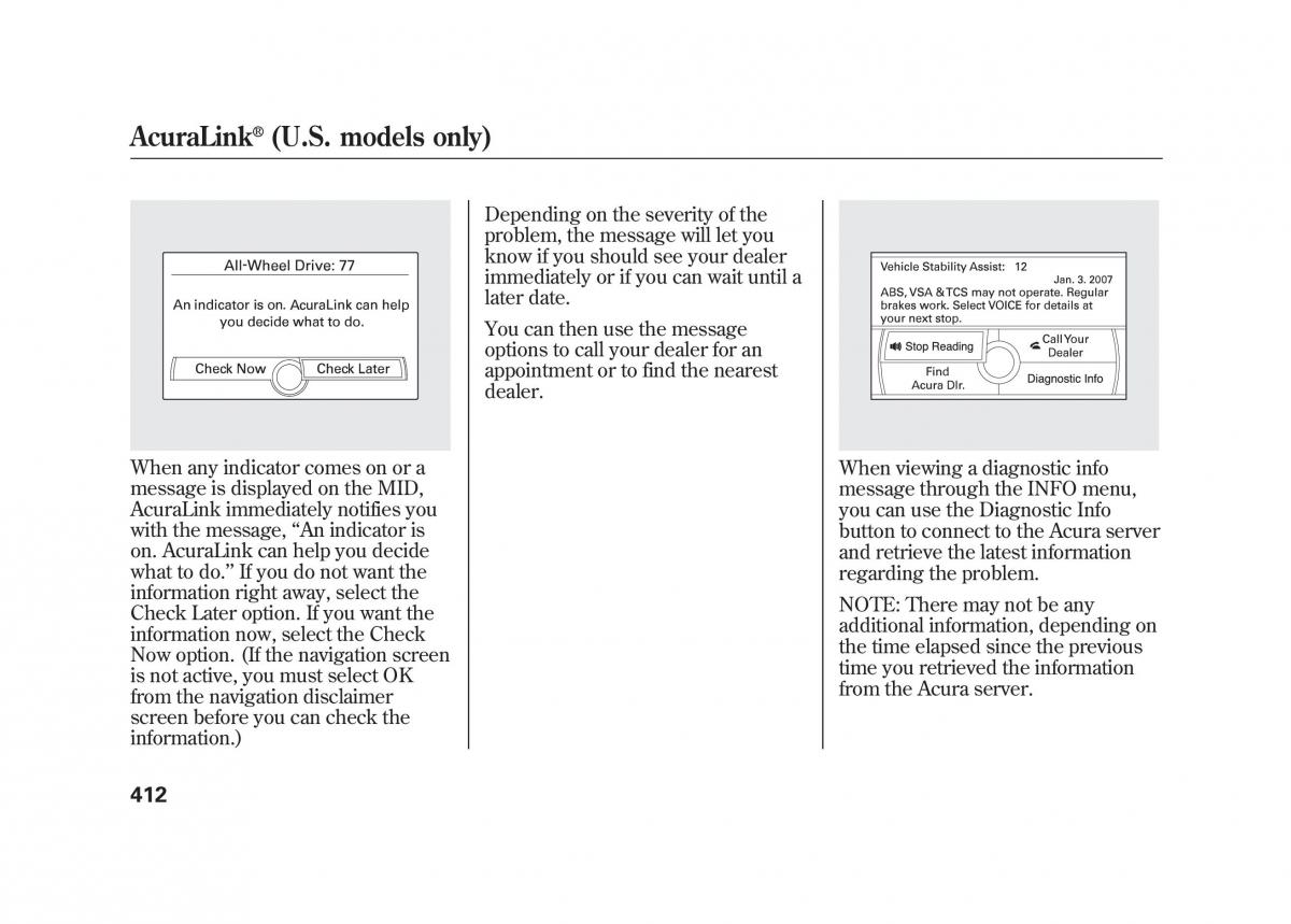 Acura MDX II 2 owners manual / page 419