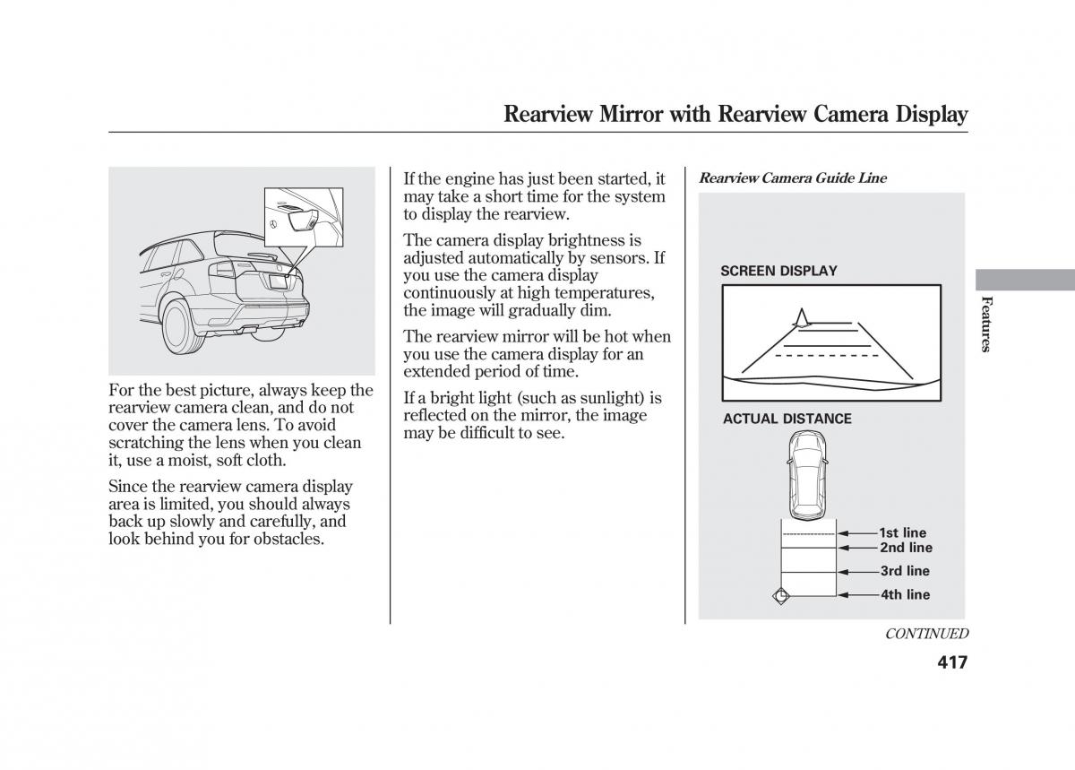 Acura MDX II 2 owners manual / page 424