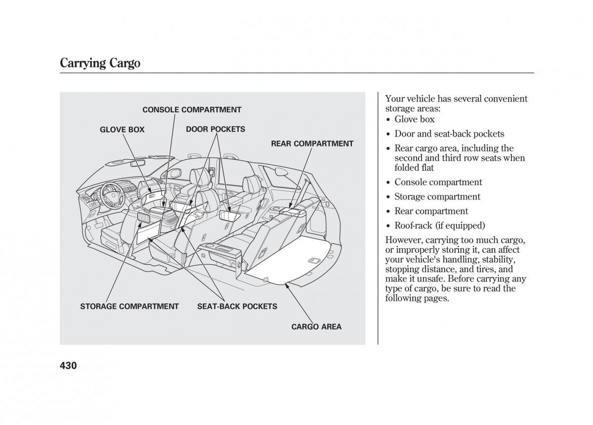 Acura MDX II 2 owners manual / page 437